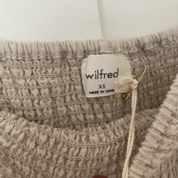 NWT Wilfred tempest linen mini dress - Picture 2 of 2